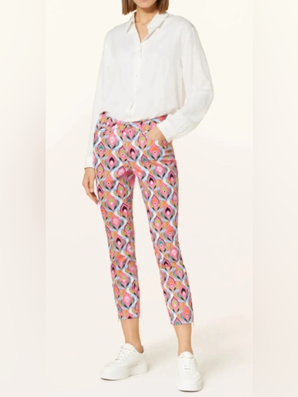 MAC Jeans Dream CHIC pants multi colour. Size 12. New with tags!